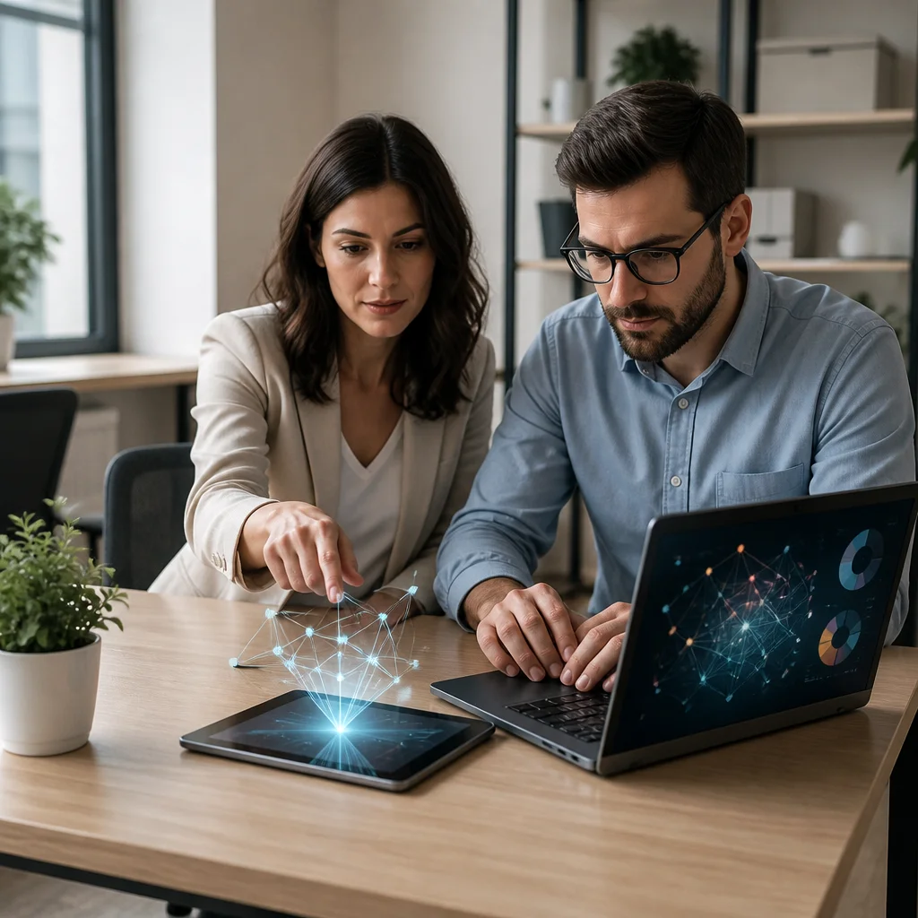 Equipo beaiworks trabajando en integración AI